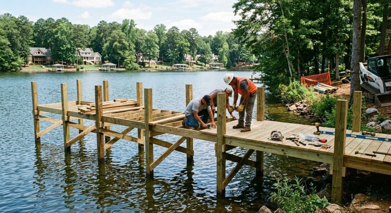 Pond Dock Construction in Kansas City, KS