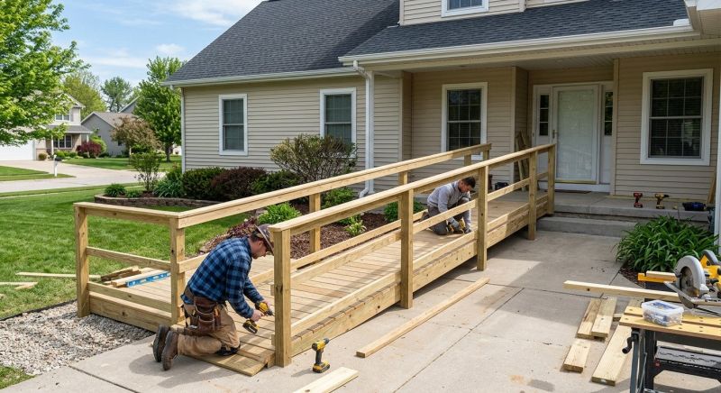 Accessible Ramp Installation in Conroe, TX