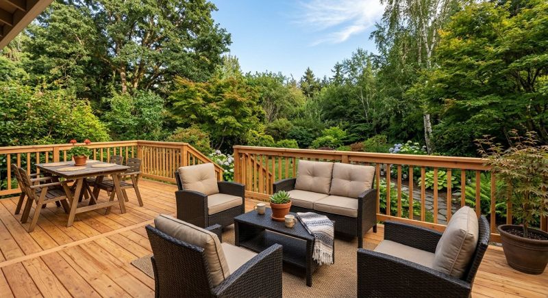 Cedar Deck Installation in West Hartford, CT