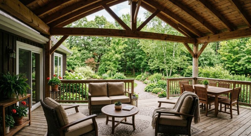 Covered Deck Installation in Worcester, MA