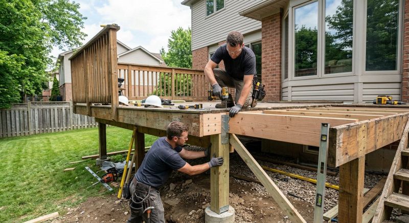 Deck Beam Replacement in Redmond, WA