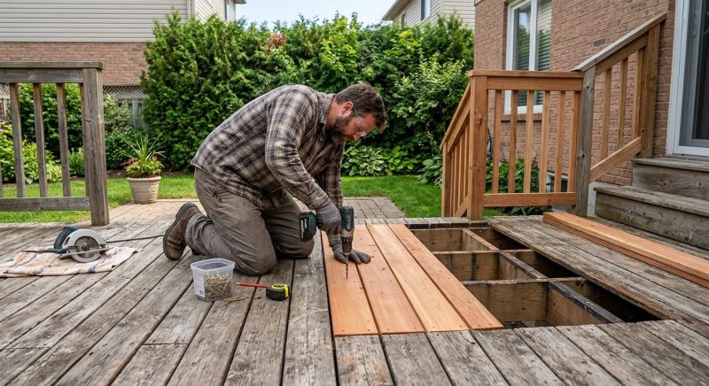 Deck Board Replacement in Redmond, WA