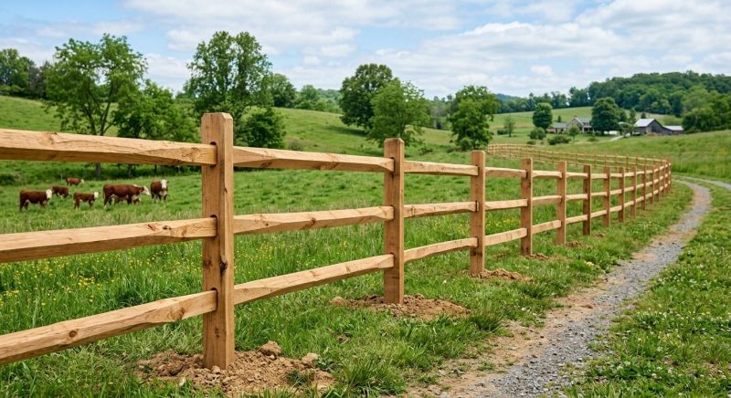 Ranch Fence Construction in Roseville, CA