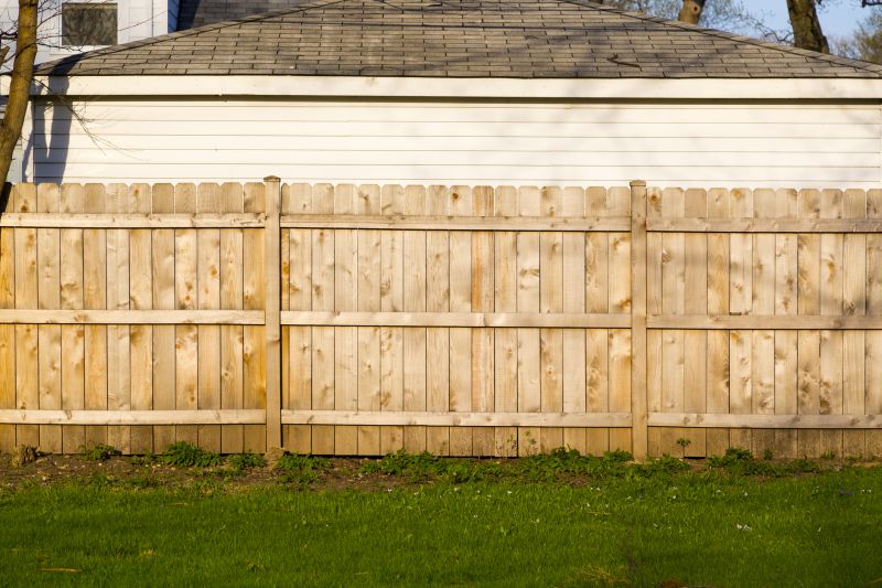 Wood Plank Fence Installation in Roseville, CA